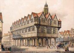1861 Hereford Market Hall before demolition