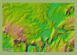 LIDAR composite of south Herefordshire